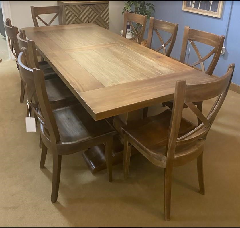 Bramble trestle shop dining table